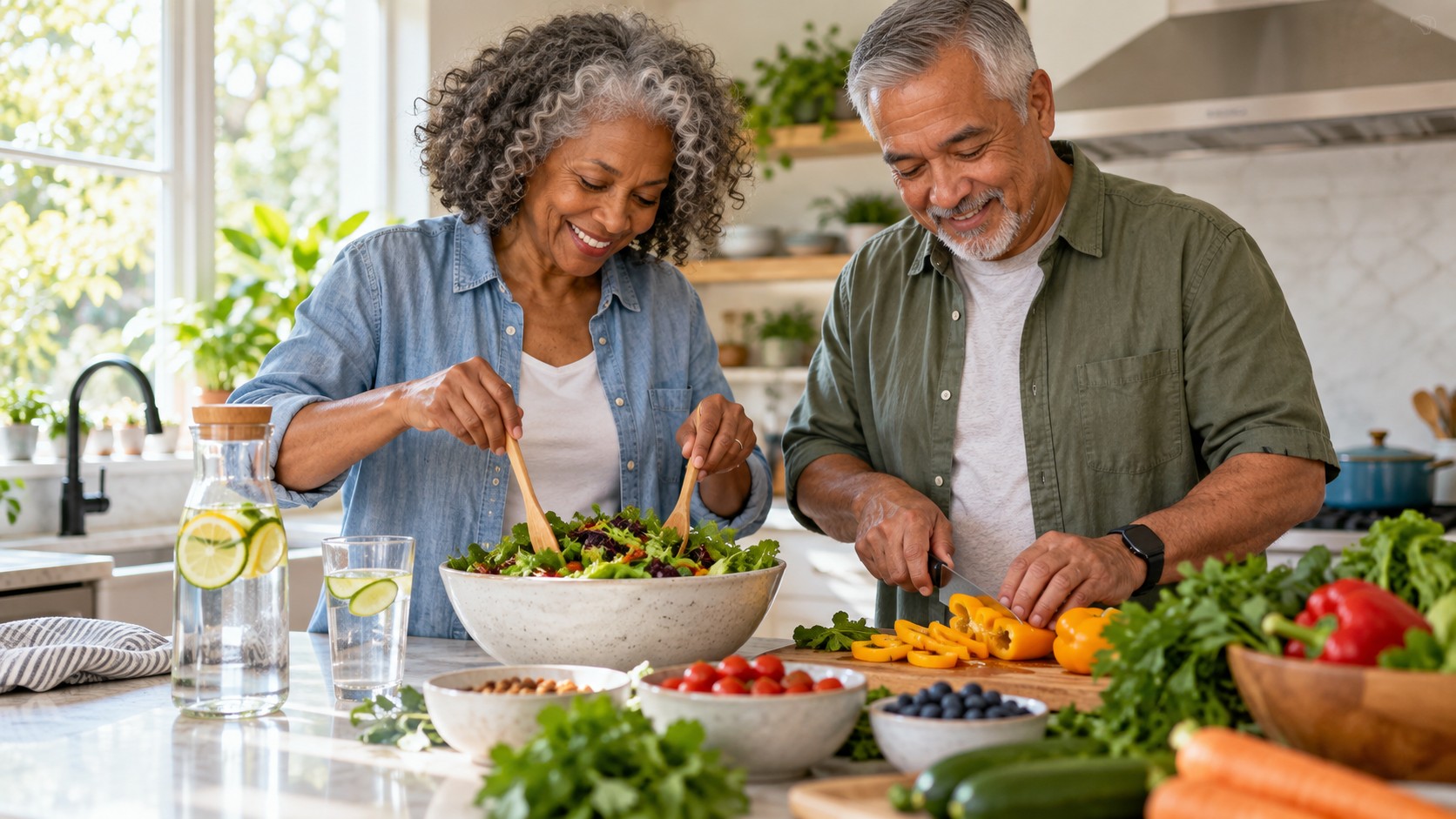 Healthy Eating and Hydration After 50: Keep It Practical